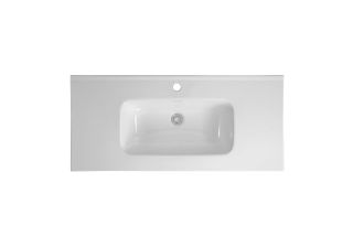 Тумба с раковиной Aquatek Вега AQ77100-MG 101 см серый матовый